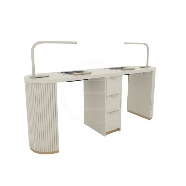 Melina Double  Nail Station Manikür Masası