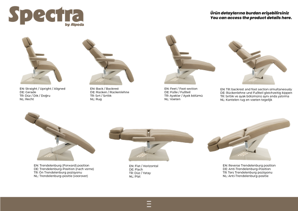 Spectra Treatment Chair (4 Motors) (p.p)