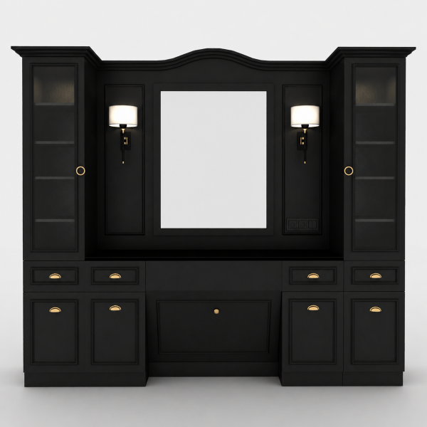 Antique Man Black  Berber Tezgahı + Antique Right,Left Vision