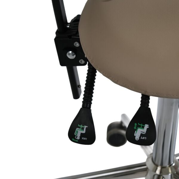 Nero Saddle Stool