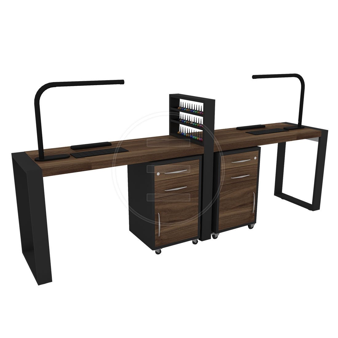 Vega Double Nail Station Manikür Masası