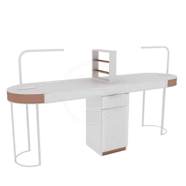 Roza Double Nail Station Manikür Masası