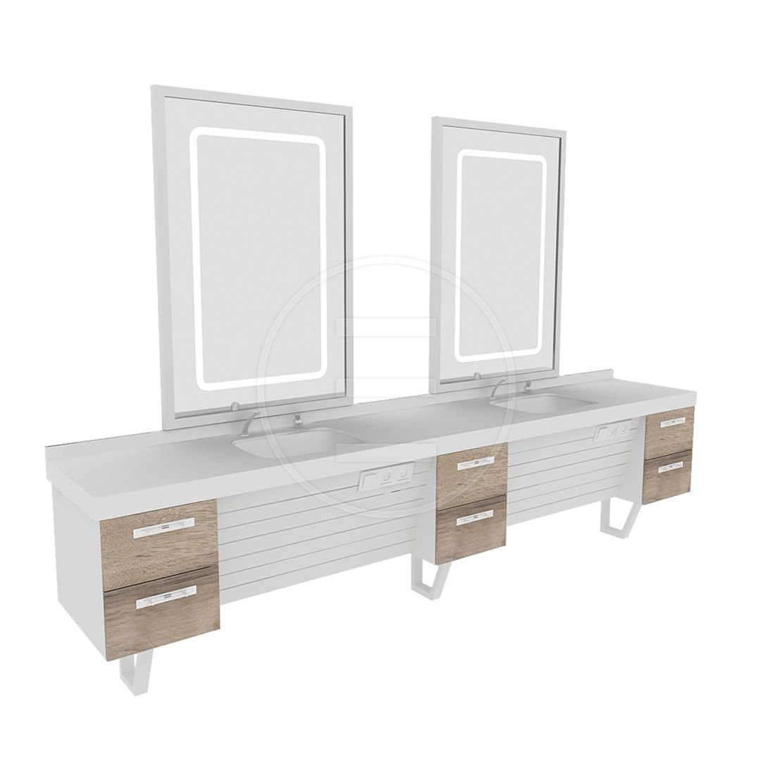 2 Kişilik Odin Berber Tezgahı