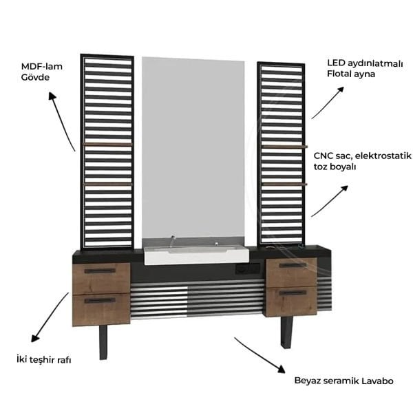 Ceramix Dip Berber Tezgahı