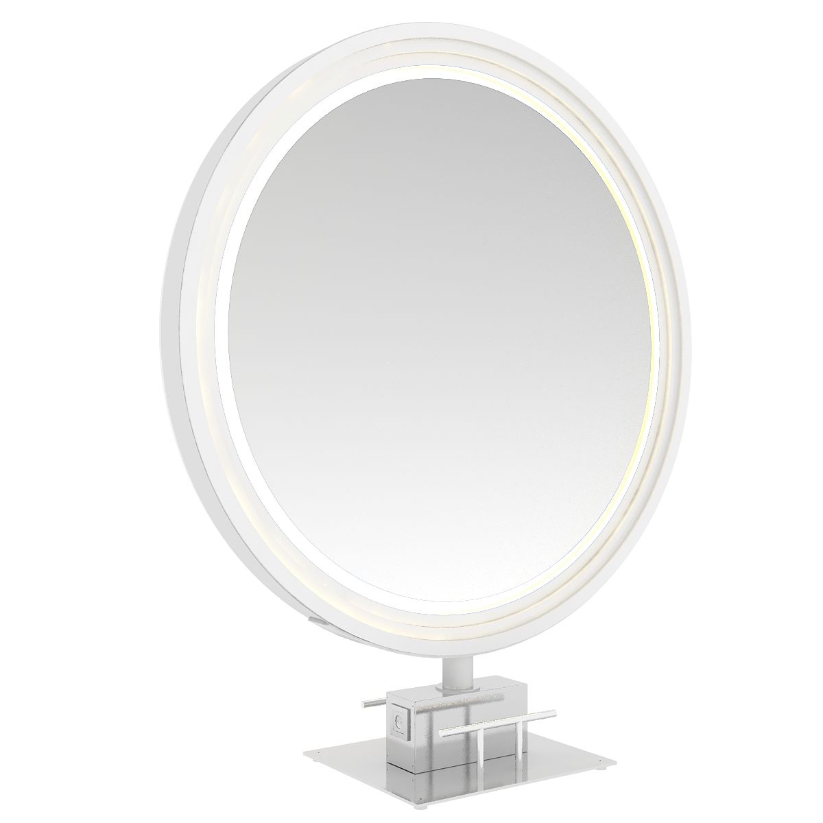 Round Massive Nk Island Kuaför Tezgahı