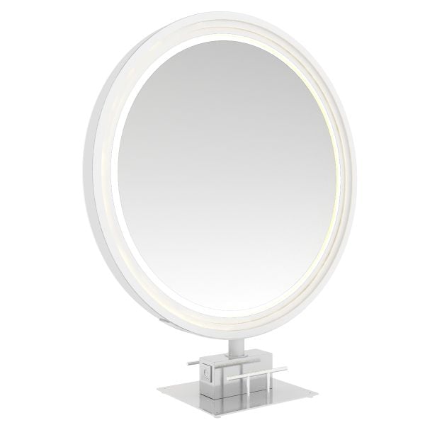 Round Massive Nk Island Kuaför Tezgahı