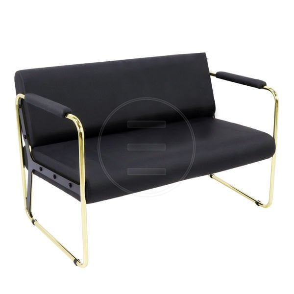 Round Lounge Double Gold Bekleme Koltuğu