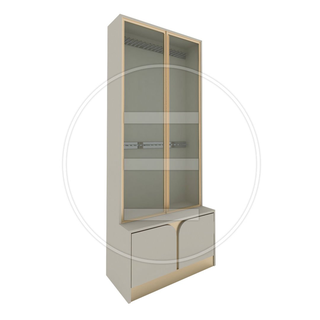 Boho Hair Cabinet Gold