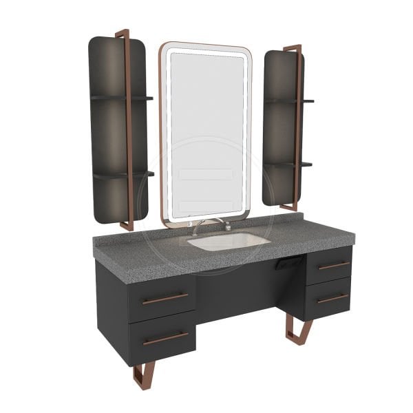 Sova Grey (PP) Berber Tezgahı